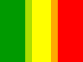 Pixelated flag of Mali