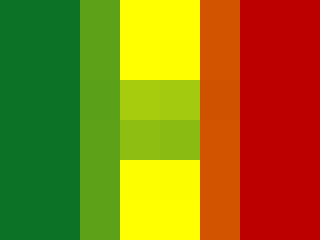 Senegal pixelated