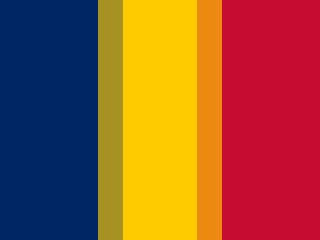 Pixelated flag of Chad
